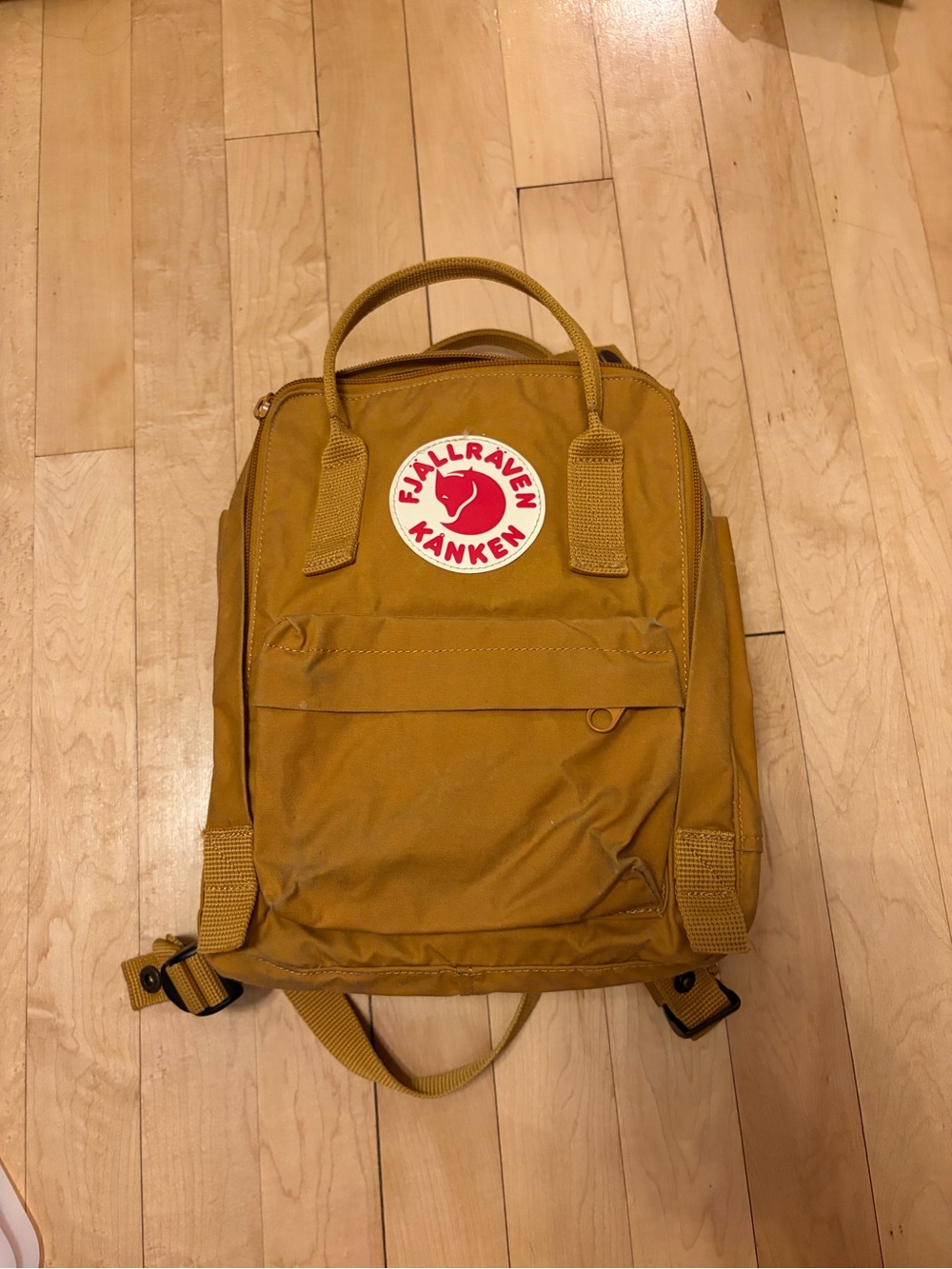 Kanken Backpack in Mustard Yellow
